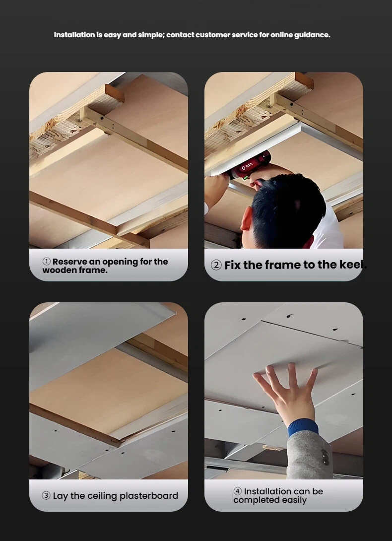 ਸਿਇਲਿੰਗ HVAC ਪਰਬੰਧ ਲਈ ਰੀ- ਡਰਾਇਵਾਲ ਅਸੈੱਸ ਡੋਰਟ