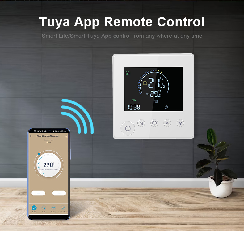 ਮਾਡਲ K1M ਬਟਨ WiFi ਥਾਰਮੋਸਟਾਟ