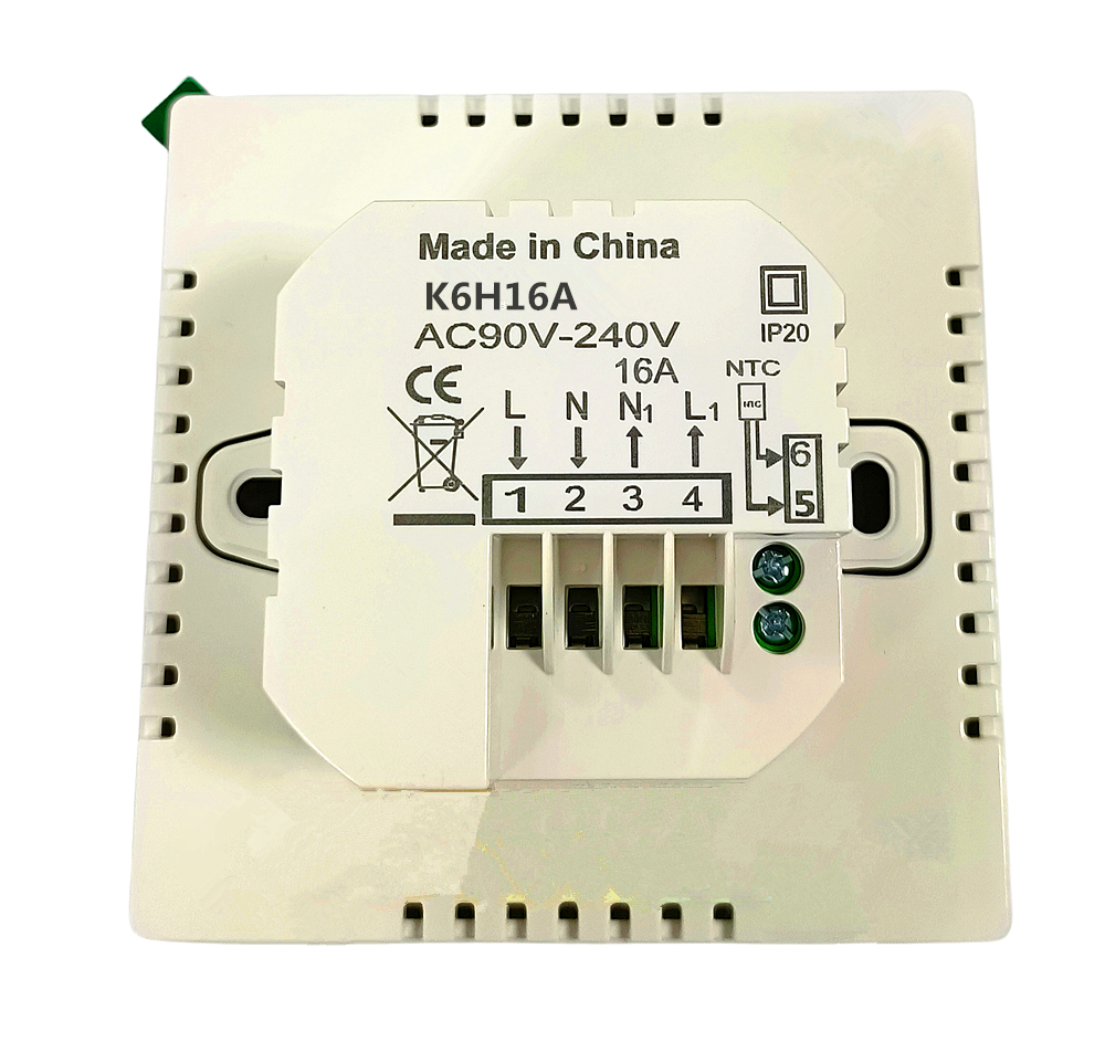 ਮਾਡਲ K6 ਟੱਚ WiFi ਥਾਰਮੋਸਟਾਟ